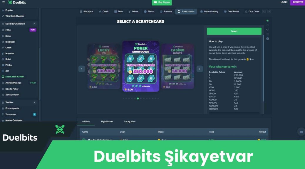 Duelbits Şikayetvar